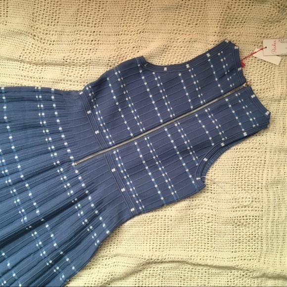 PARKER STITCH FIX BECKY KNIT DRESS MEDIUM BLUE - Picture 8 of 9